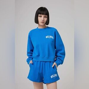 Sporty & Rich Wellness Ivy Cropped Crewneck